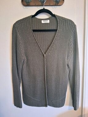 MEXX Gray Knit Cardigan Like New